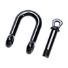 Black U Shape Buckle Heavy Duty D Ring Lock Bow