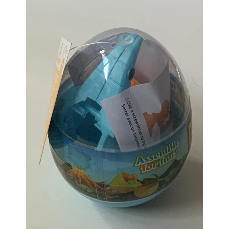 Easter DIY Dinosaur Egg Blue/Orange
