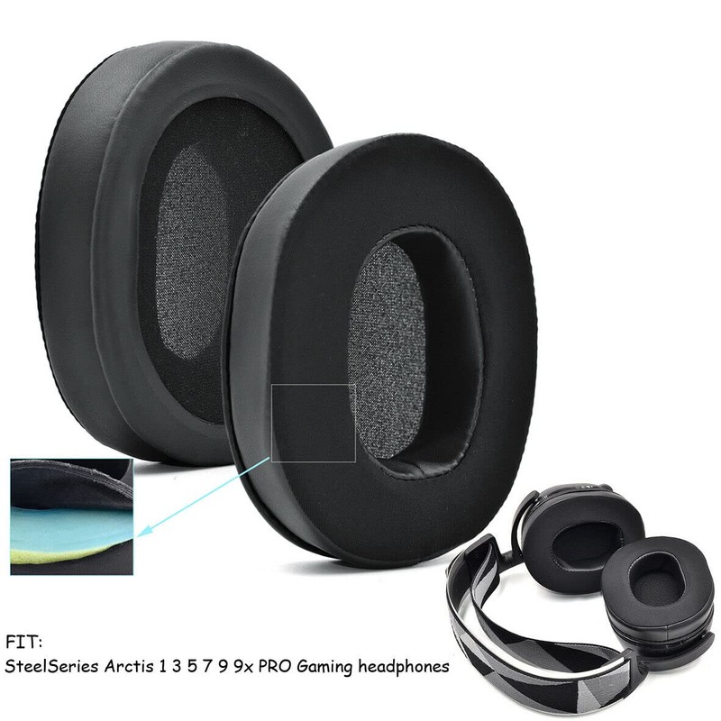 Replacement Ear Pads Compatible with SteelSeries Arctis 1 3 5