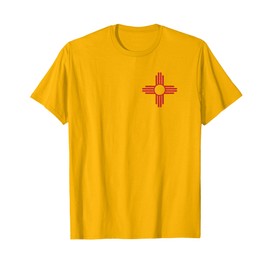 Yellow New Mexico State Flag Zia Sun Souvenir T-Shirt