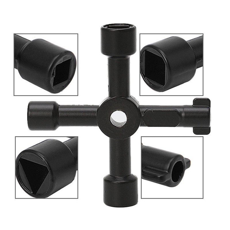 Eabdice Pack of 2 cross keys, universal keys, 4-way keys,