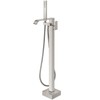 Aolemi Freestanding Bathtub Faucet Floor Mount Tub Filler with Handheld