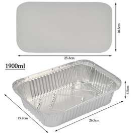 Pack of 20 Large Aluminium Bowls