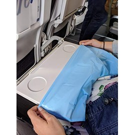 Airplane Tray Table Cover Disposable - 20 Pack, by Kabob Creations