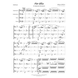 Für Elise for Euphonium / Tuba Quartet
