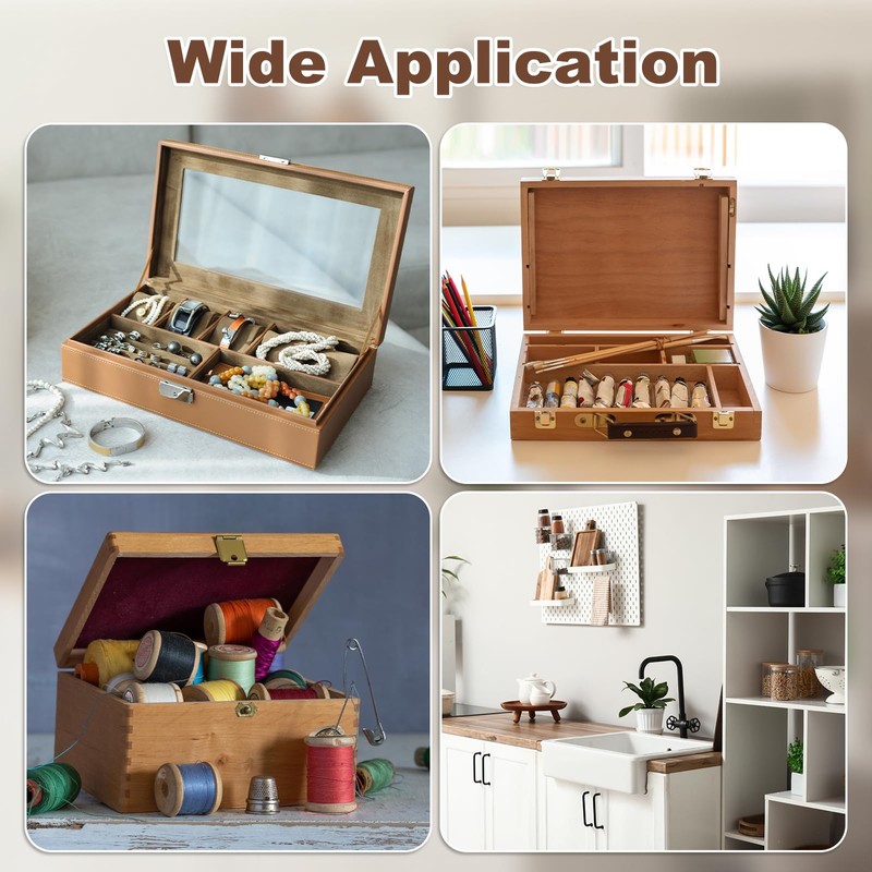 sourcing map 2Pcs 3.2" Folding Lid Support Hinges, Lift Up