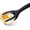 2 in 1 Egg Spatula, Fried Egg Grip Flip Tongs,