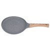 Flat Bottomed Pancake Pan Grey Aluminum Alloy Cooking Pan Non
