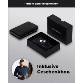 Gentlemen's Card Holder - Credit Card Holder with Coin Compartment & RFID Protection - Wallet for Men - Small Wallet - Smart Wallet for Cards & Coins