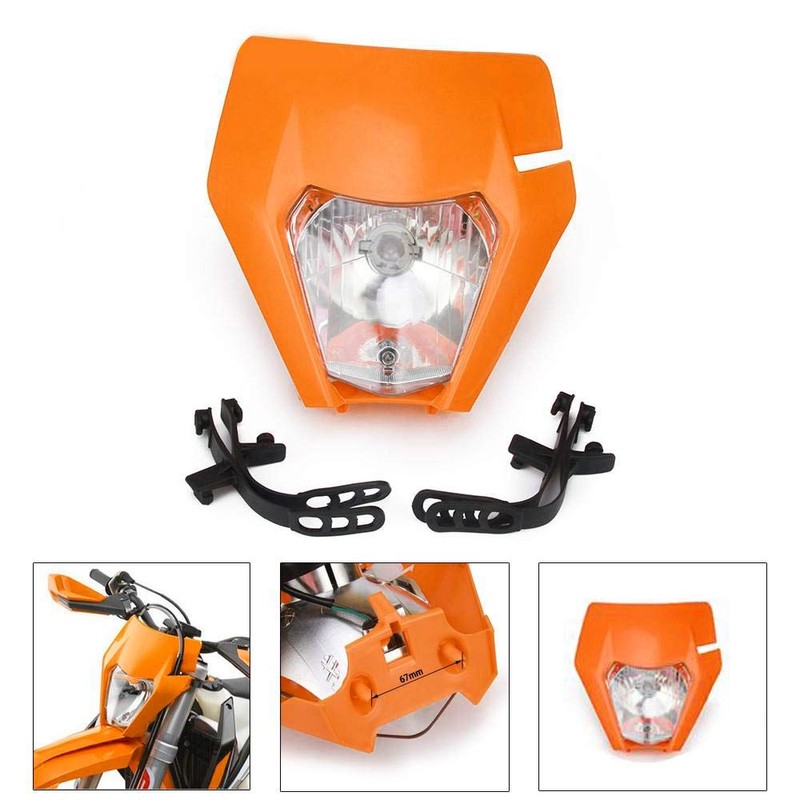 NZGZJYN Motorcycle Head Light Lamp for KTM 125 150 250