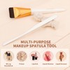 docolor Set de Brocha Plana y Espátula para Maquillaje –