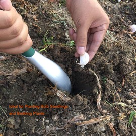 Kbenison One-Piece Aluminum Gardening Weed Tools, Hand Garden Weeder Tool, Ergonomic Handle Best Weeding Tool, Weed Pull Tool with Serrated Edge, Grass Removal Tool