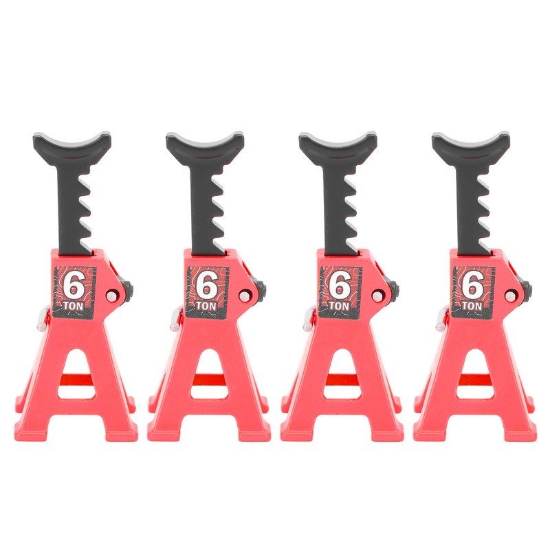 4PCS Mini Jack Stand Adjustable Aluminum Alloy Scale Jack Stand