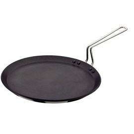Futura Non-Stick Flat Tava Griddle, 30 cm, Black