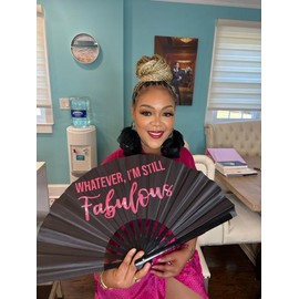 Flights In Stilettos Fabulous  Decorative Hand Fan