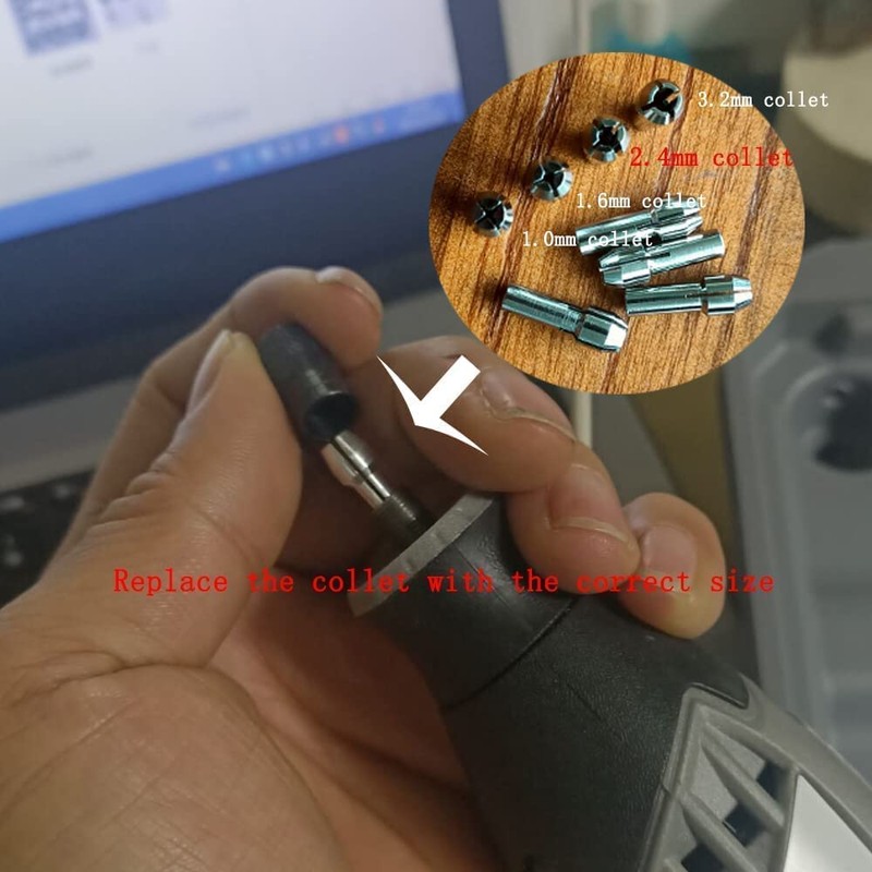 Luo ke 12 Pcs Bowl Shape Diamond Burr Set, 3/32''