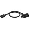 Power Splitter Cable, IEC C14 to C5 and NEMA 5-15R,