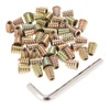 Nut Screw Type Insert Nuts Embedded Nuts Bolts Furniture Woodworking