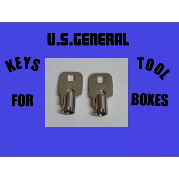 U.S. GENERAL SET OF TWO KEYS 0850 TUBULAR TOOL BOX