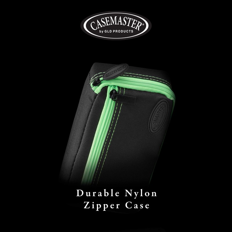 Casemaster Plazma Black with Green Trim Dart Case