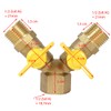 Soytich YV08 2-Way Y-Splitter for Inlet Hoses, 1/2 Inch Male