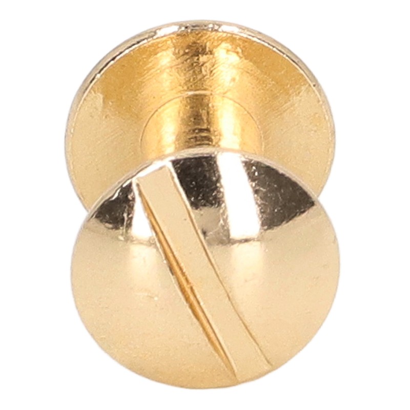 200 Sets Book Binding Screw Uniform Coating Curved Surfaces Brass