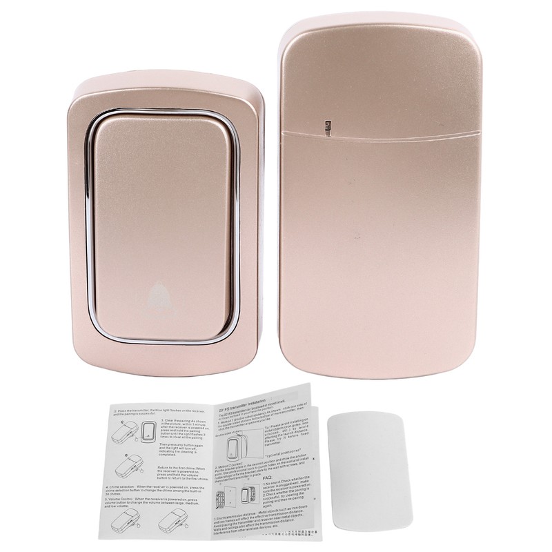 Wireless Doorbell Battery Free Self Generating Waterproof Mini Doorbell AC