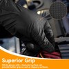 Epecnic 8 Mil Black Nitrile Gloves, Disposable Latex Free Heavy