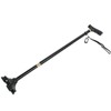 Height Adjustable Aluminum Alloy Cane with T Handle 4-pronged Pivot