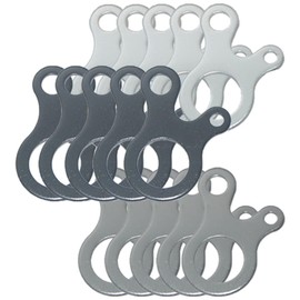 Aluminium Alloy Tensioner, Pack of 15 Tent Rope Tensioners, Rope Tensioner Camping, Cord Tensioner Rope for Tent Outdoor Hiking Camping Picnic