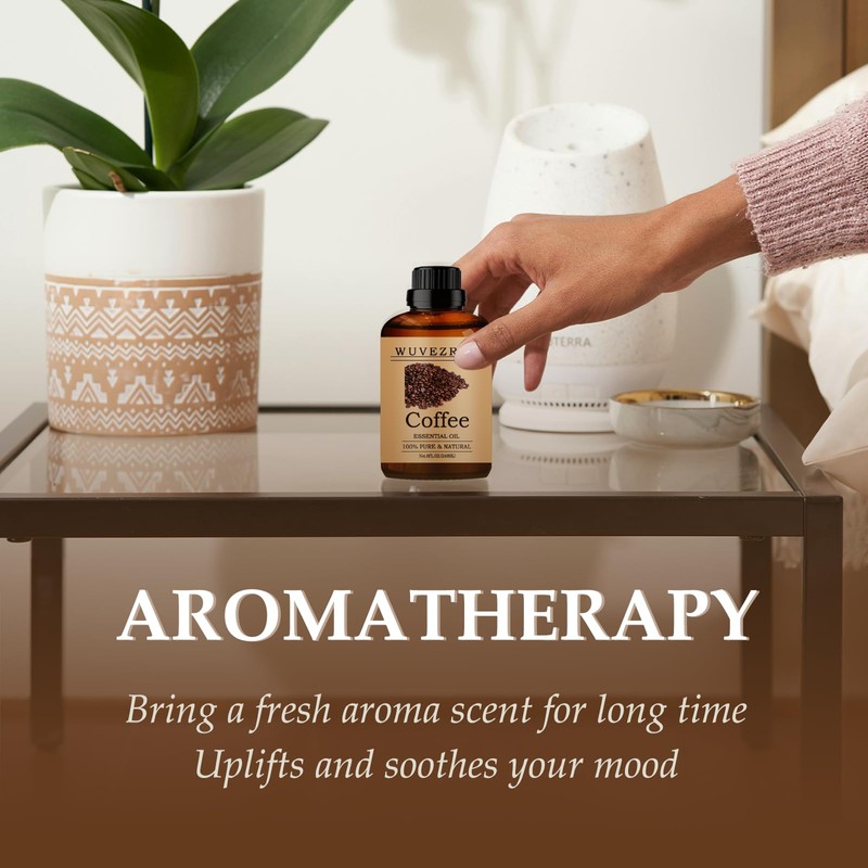 Wuvezrub Coffee Essential Oils 240ML, Pure Coffee Essential Oil for