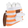 (Orange) - Orange BabyBum Nappy Clutch - Light and Compact;