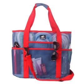 Beach Bag,Hamish Mesh Beach Bag,40L Multipurpose Tote Bag For Women Travel, Waterproof swim Pool Bag, Lightweight & Foldable Beach Bag Toy Bag