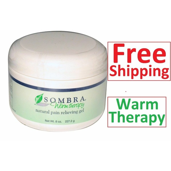 Sombra's Original Warm Therapy Pain Relieving Gel 8oz Jar - Always Fresh ! ! !