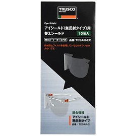 TRUSCO TESAR-EX Eye Shield, Non-Reflective Replacement Shield, Pack of 10