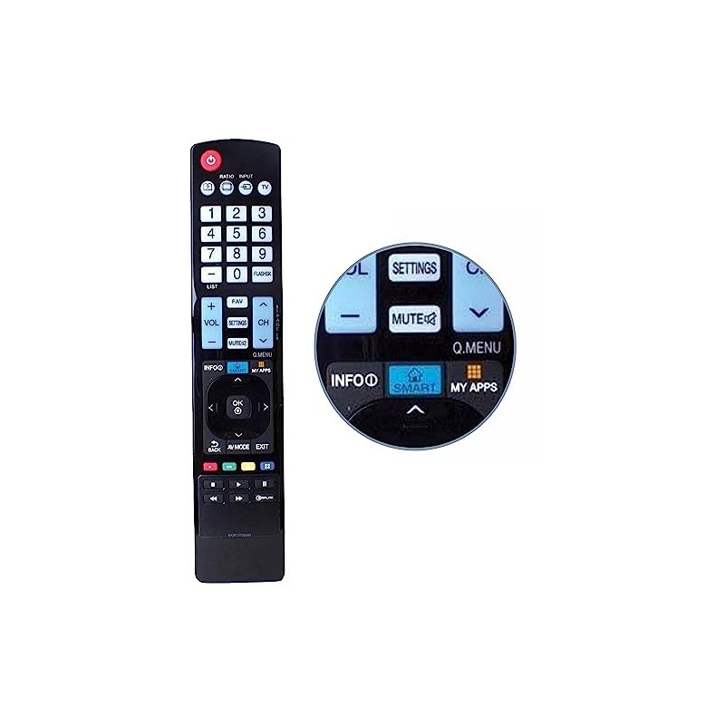 AKB73756542 Remote Control Replacement for LG Smart TV Full Function