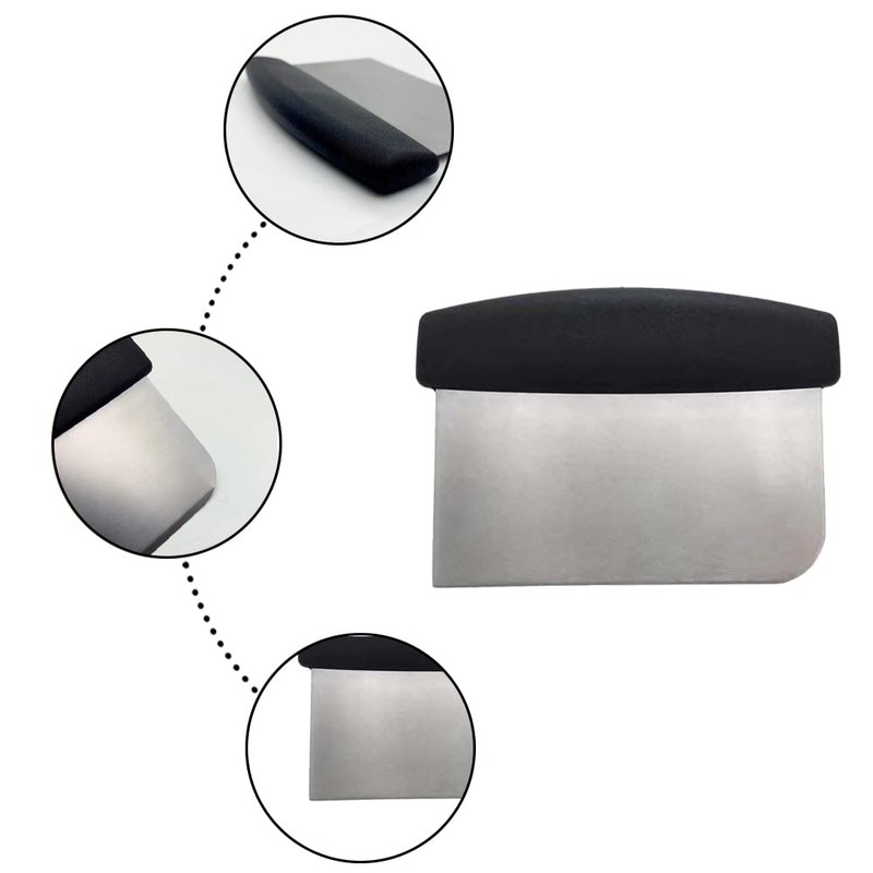 Dough Cutter Multifunctional Dough Scraper Sharp Pizza Cutter for Cutting