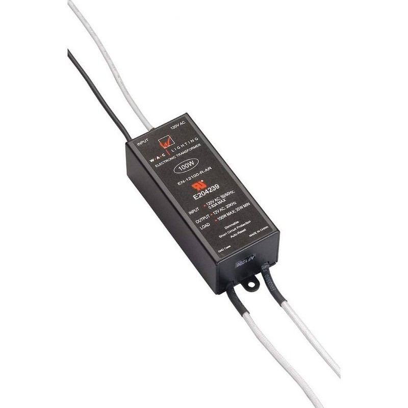 WAC Lighting EN-12100-R-AR Electronic Transformer, 120V - 12V 100W Max