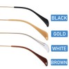 Glasses Temple End Tips,Anti-Slip Plastic Eyeglass End Tips Ear Sock