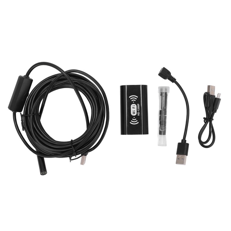 F130 8mm Wifi Endoscope Rigid Wire HD Waterproof Industrial Endoscope