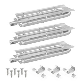 Clivimi 21”Grill Burners for Viking Grill VGBQ5304RE, VGIQ412-2RT, VGBQ 30" T Series, VGBQ 53 Inch T Series, 316-911, VGBQ 30 in T Series Models, Center-Fed Pipe Tubes BBQ Gas Grill Replacement Parts