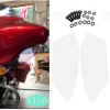 Unbranded Fairing Windshield Side Wing Wind Deflector For Harley Dyna
