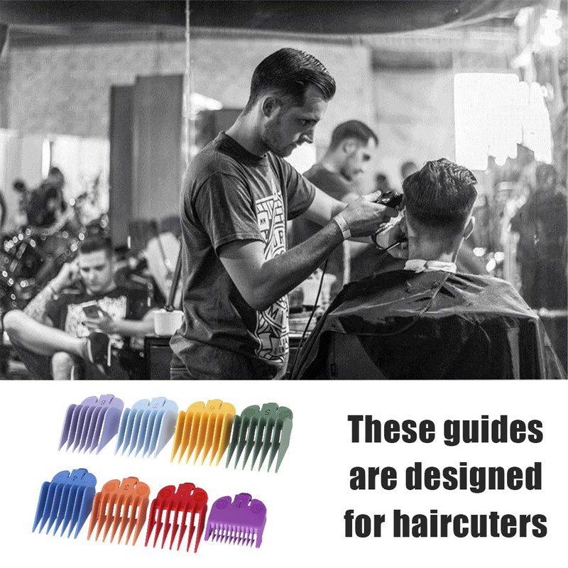 UEAVOID 8 Combs Slide Combs for Clippers Suitable for Standard