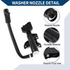 Hihaha No.852070C020 Headlight Washer Nozzle for Toyota Sequoia 2008-2019 Front