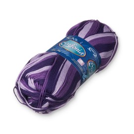 Hilaza Symphony Shade, 100% Cotton, 100g Yarn (Purple-Lilac)