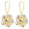 SUQ I OME Luxury Big Crystal Magnetic Curtain Tieback Holdback