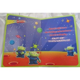 TOY STORY SPACE RANGER BIRTHDAY CARD