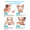 GENDA Blackhead Remover Nose Pore Strips for Deep Cleansing, Hydrocolloid