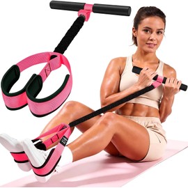 Upgraded Pedal Resistance Band with Handles Exercise Bands for Women