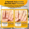 Electric Nail Clippers for Seniors, 2026 Upgraded 3-in-1 Automatic Nail